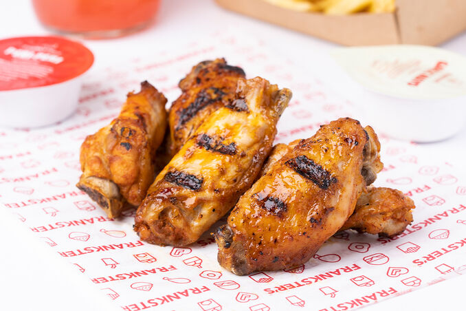 6 Grilled Wings